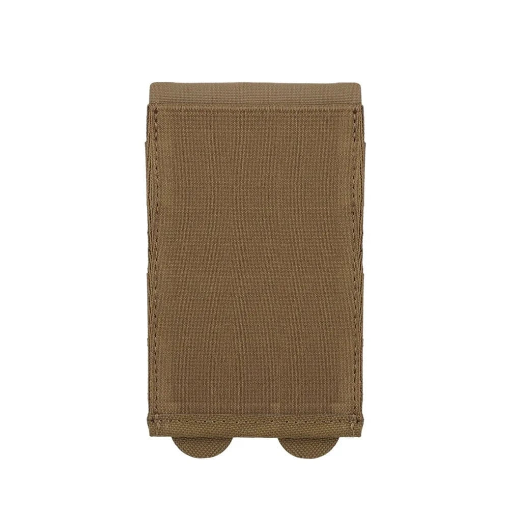 TACGEAR Lightweight elastic Single mag pouch Rifle Magazine Holster for AR M4 5.56 .223 AK 7.62 .308 Airsoft TAN