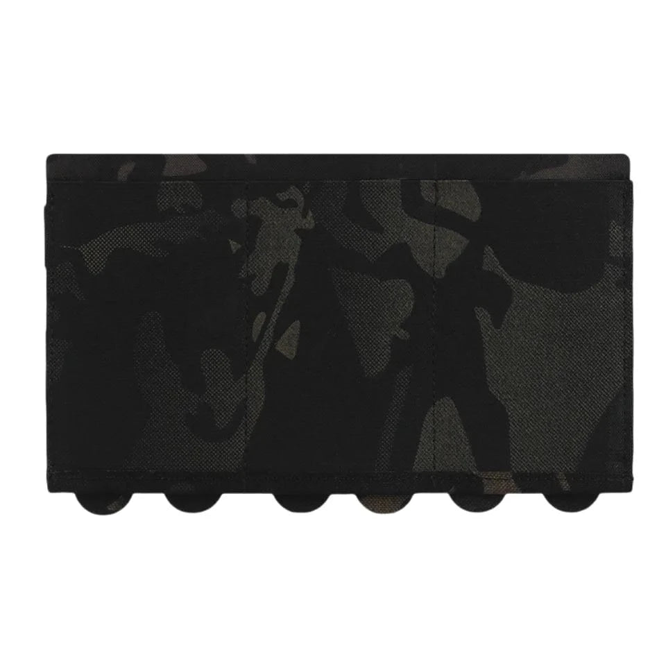 Tactical 5.56/7.62mm Lightweight Elastic Triple Mag Pouch Hunting CS Wargame Molle System Accessories Waist Bag Holster BKMC