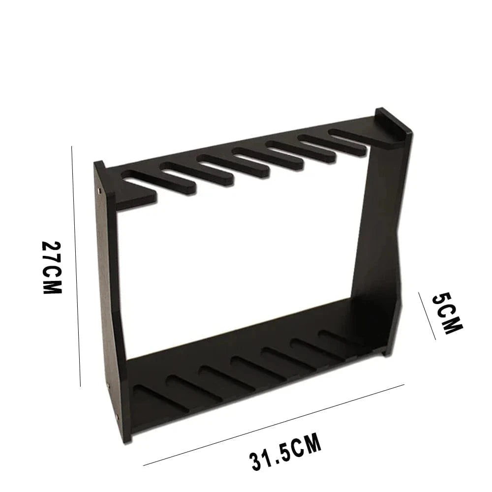 Tactical 7-Slot Rifle Gun Rack Wooden Vertical Multi-Function Shotgun Gun Weapon Display Stand for CS Airsoft Hunting Shooting 2