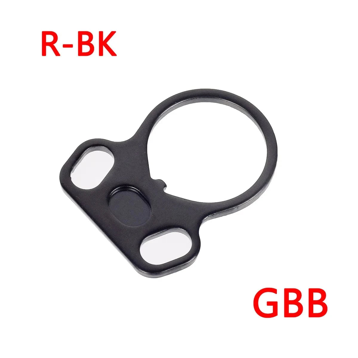 Tactical AEG GBB QD Mounts Sling Mount Quick Detach Push Botton Adapter Dual Side End Plate Fit M4 M16 AR15 Hunting Accessories R-BK (GBB) 1