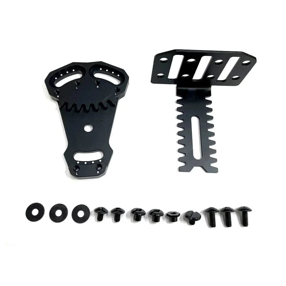 Tactical Holster Adapter Platform Stainless Steel,Holster Platform Quick Locking System Extension Plate for Camping Hunting Black