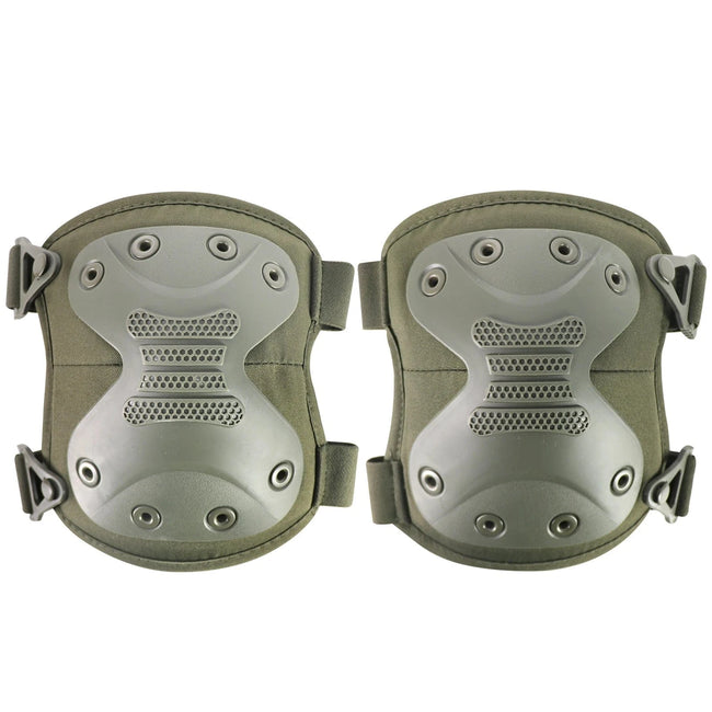 Tactical Knee Pads Professional Heavy Duty Foam Padding Tactical Gear Set Combat Knee Cushion for Airsoft Hunting Army Outdoors Knee Pad G1 Green