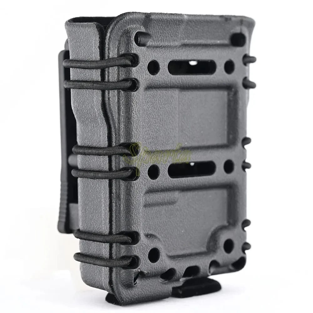 Tactical Magazine Pouch Carrier for 5.56 Flexible Rifle AR M4 Magazine Holder Fast Mag Secure and Durable BLACK
