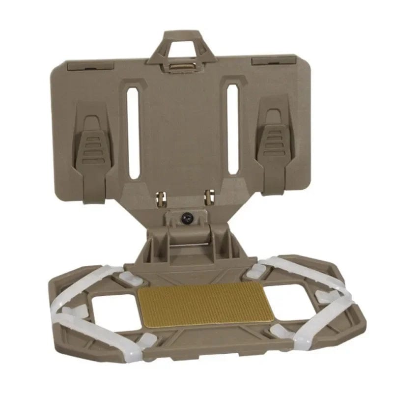 Tactical MOLLE Folding Navigation Board CS Military Airsoft Map Case Admin Panel Mobile Phone Holder for Screen Size 4.7-6.7in Khaki