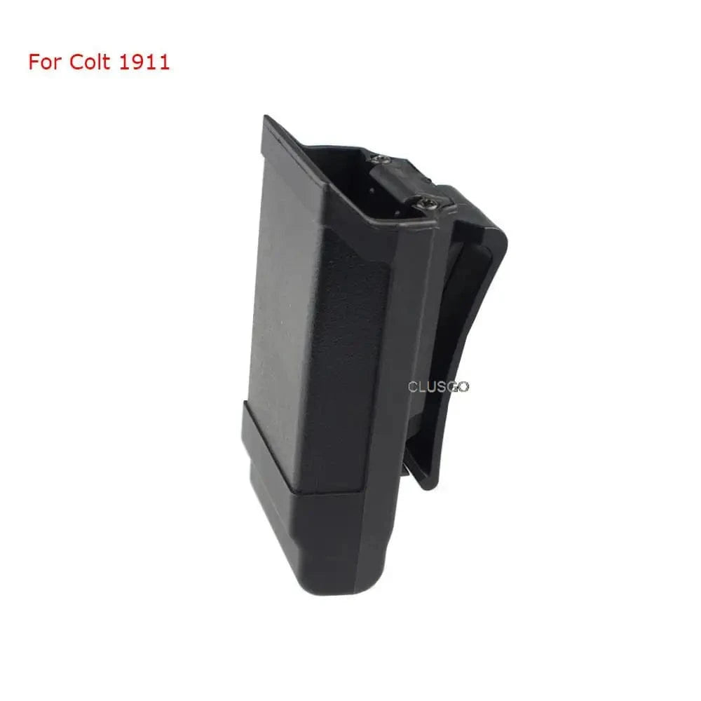 Tactical Pistol Magazine Pouch Single Mag Holster for GL or Colt 1911 9mm Cartridge Pouch Mags Holder for GL P226 Black for 1911