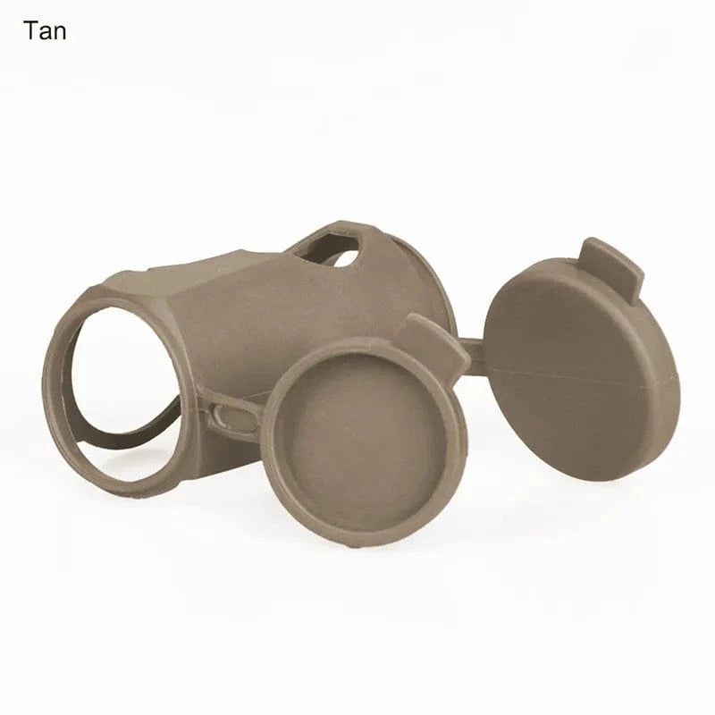 Tactical Rubber Cover For T1 Red Dot Sight Protective Sleeve Reflex Sight Eye Relief HS33-0065 Tan