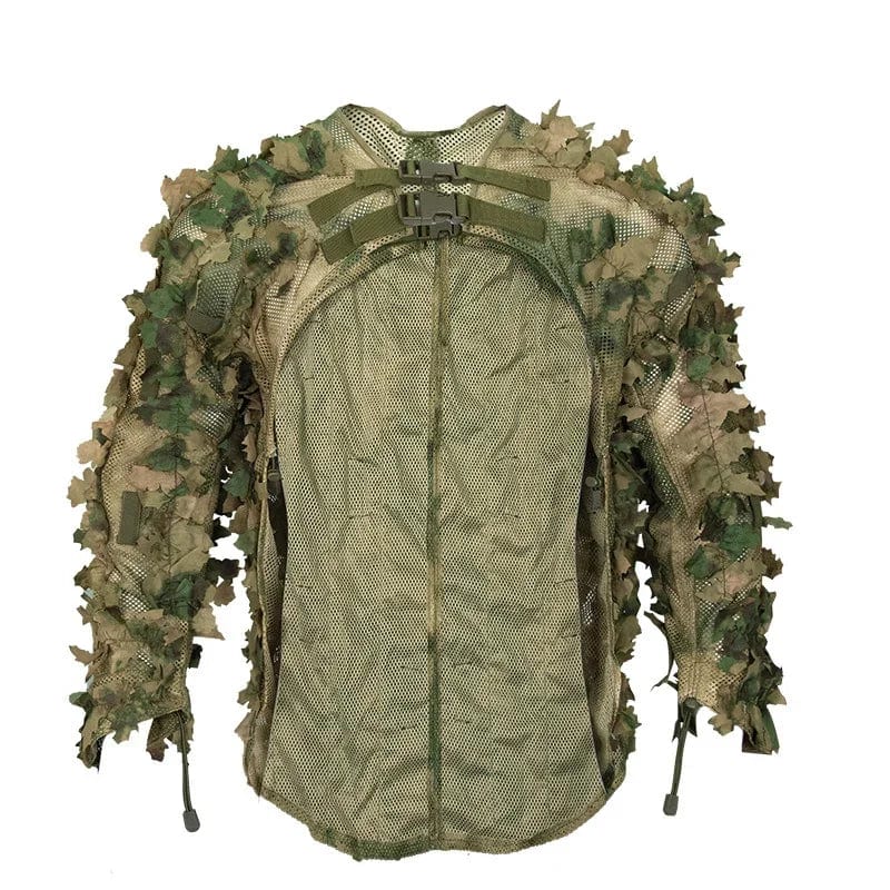 Tactics Leaf Camouflage Cloak Hunting Clothes Mesh Aldult Camuflaje Airsoft CS Shooting Suit Outdoor Hunting Equipment jungle ruins