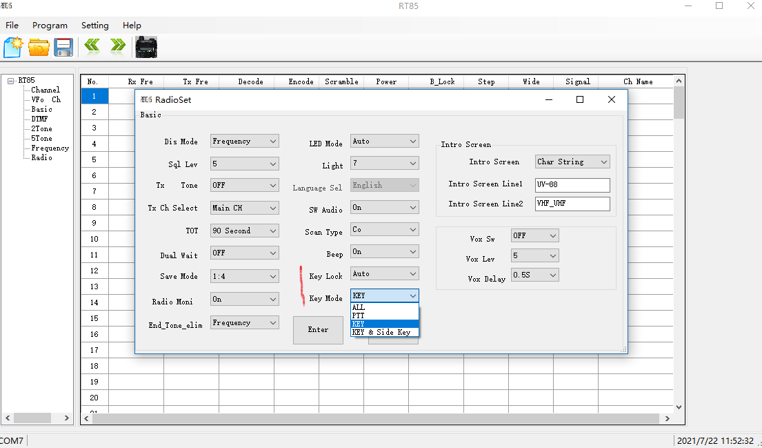 Talkie-walkie longue portée Retevis RT85