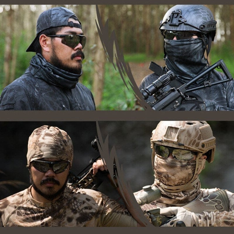 Tour de cou IDGear Python marron