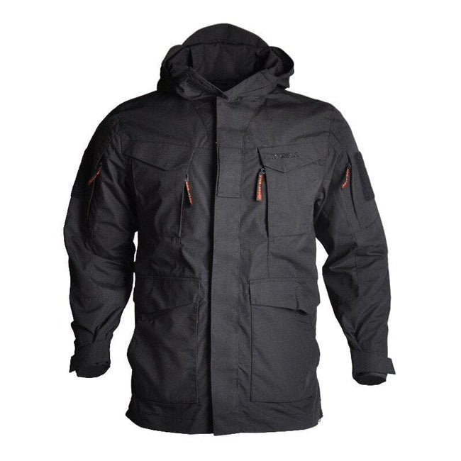 Veste M65 capuche longue HWILD Noir / S 50-60kg