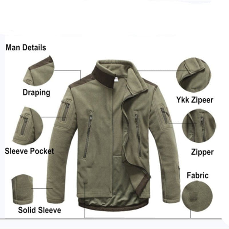 Veste polaire softshell MTO Tech