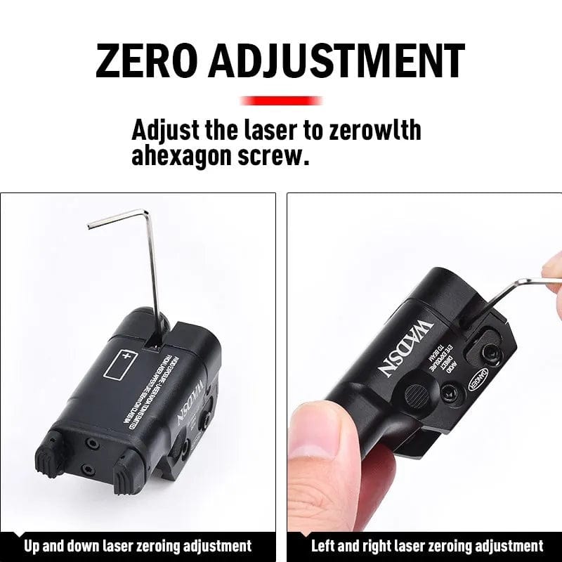 WADSN Tactical Scout XC2 Outdoor Hunting Weapon Glock 17 18 19 Hanging Metal Pistol Red Green Laser Flashlight Fit 20mm Rail