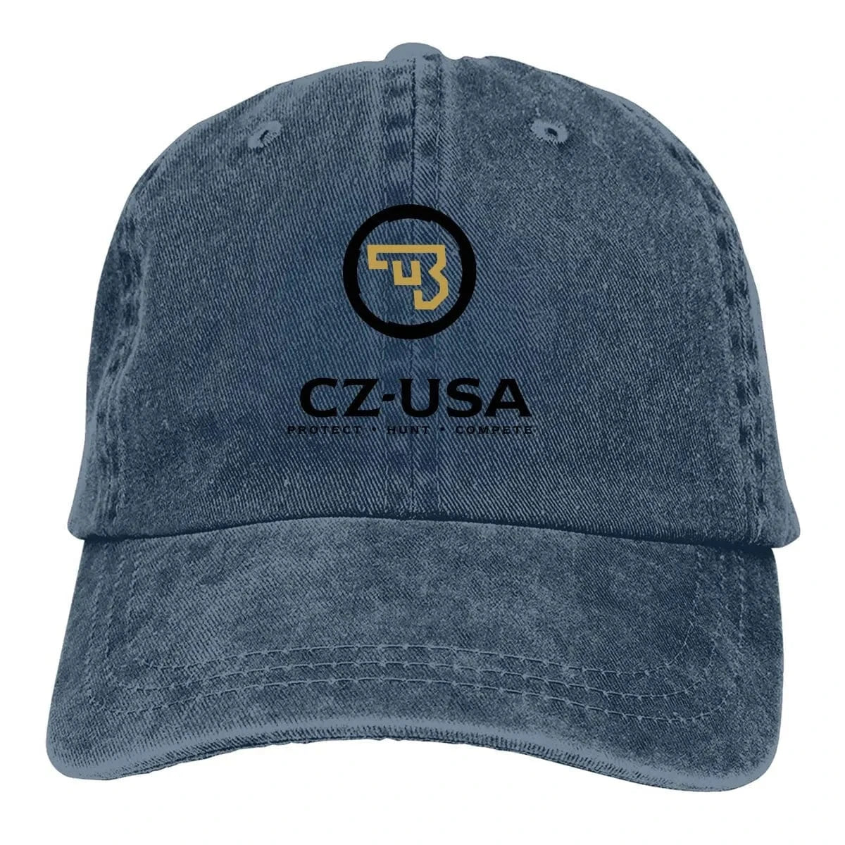 Washed Men's Baseball Cap Tacticals Trucker Snapback Caps Dad Hat CZ USA Gun Golf Hats Navy Blue / One Size