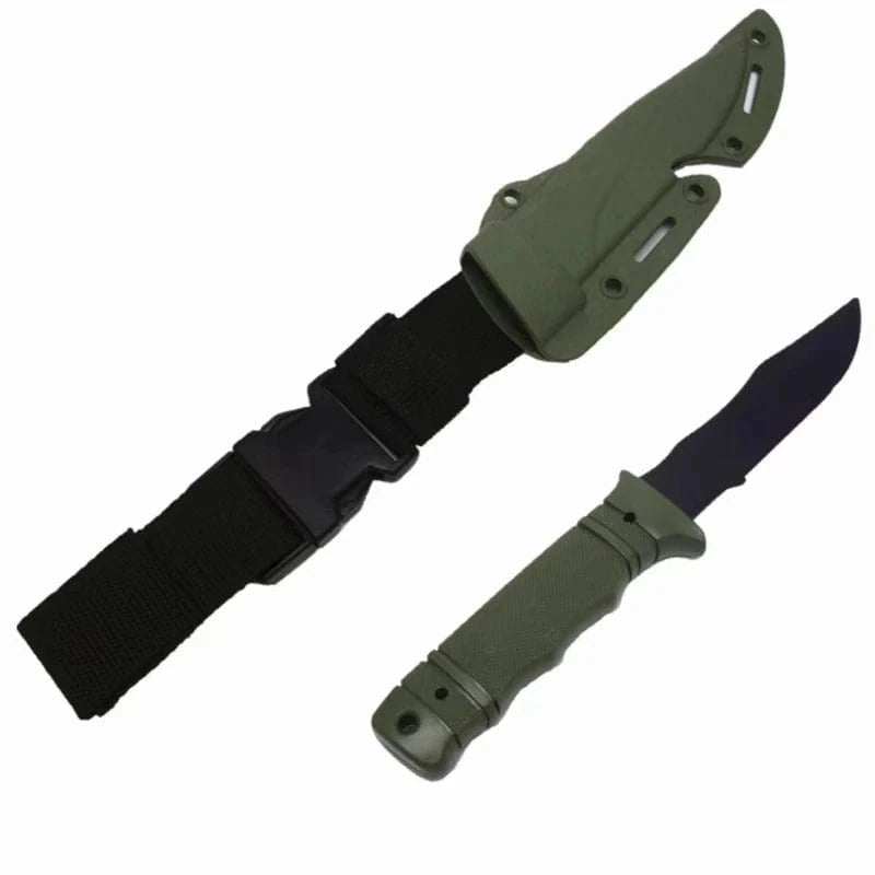 ZL-wangdao Military Birthday Gift Rubber Knife CS Cosplay Prop Tactical Enthusiasts Combat Knife toy OD / CHINA