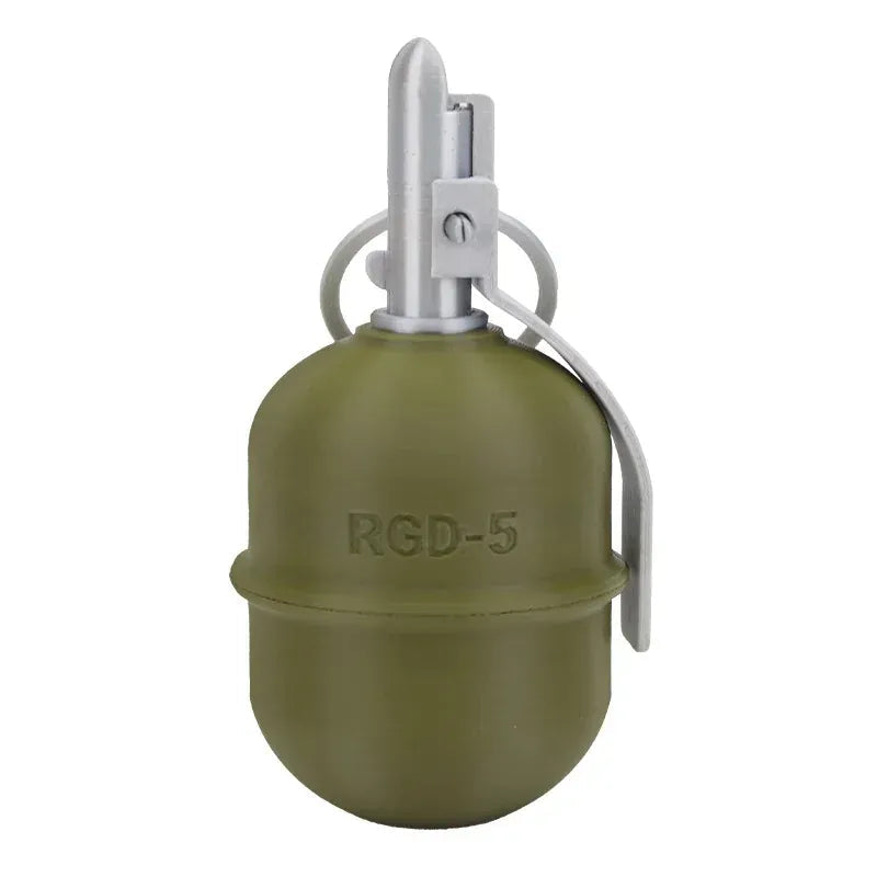 1:1 Scale Replica, 3D Printed, Soviet RGD-5 Model Toy, Spring-loaded Handle, Military Collector's Display Piece
