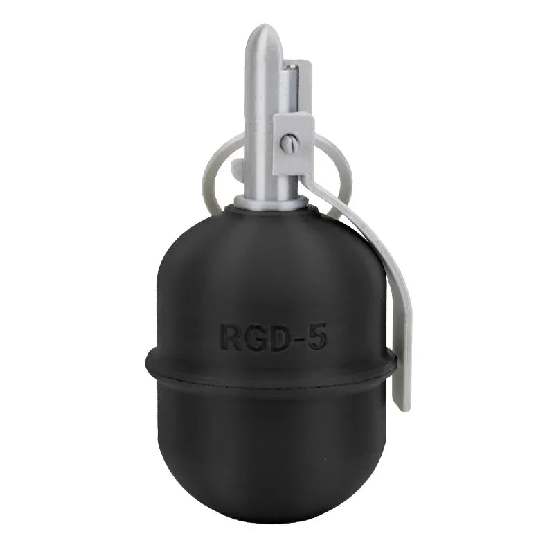 1:1 Scale Replica, 3D Printed, Soviet RGD-5 Model Toy, Spring-loaded Handle, Military Collector's Display Piece Black