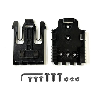 1/2/5 QLS Quick Locking System Kits for Glock 17 19 Beretta M92 Pistol Holster Case Adapter with QLS 19 22 Hunting Accessories 1PCS Black