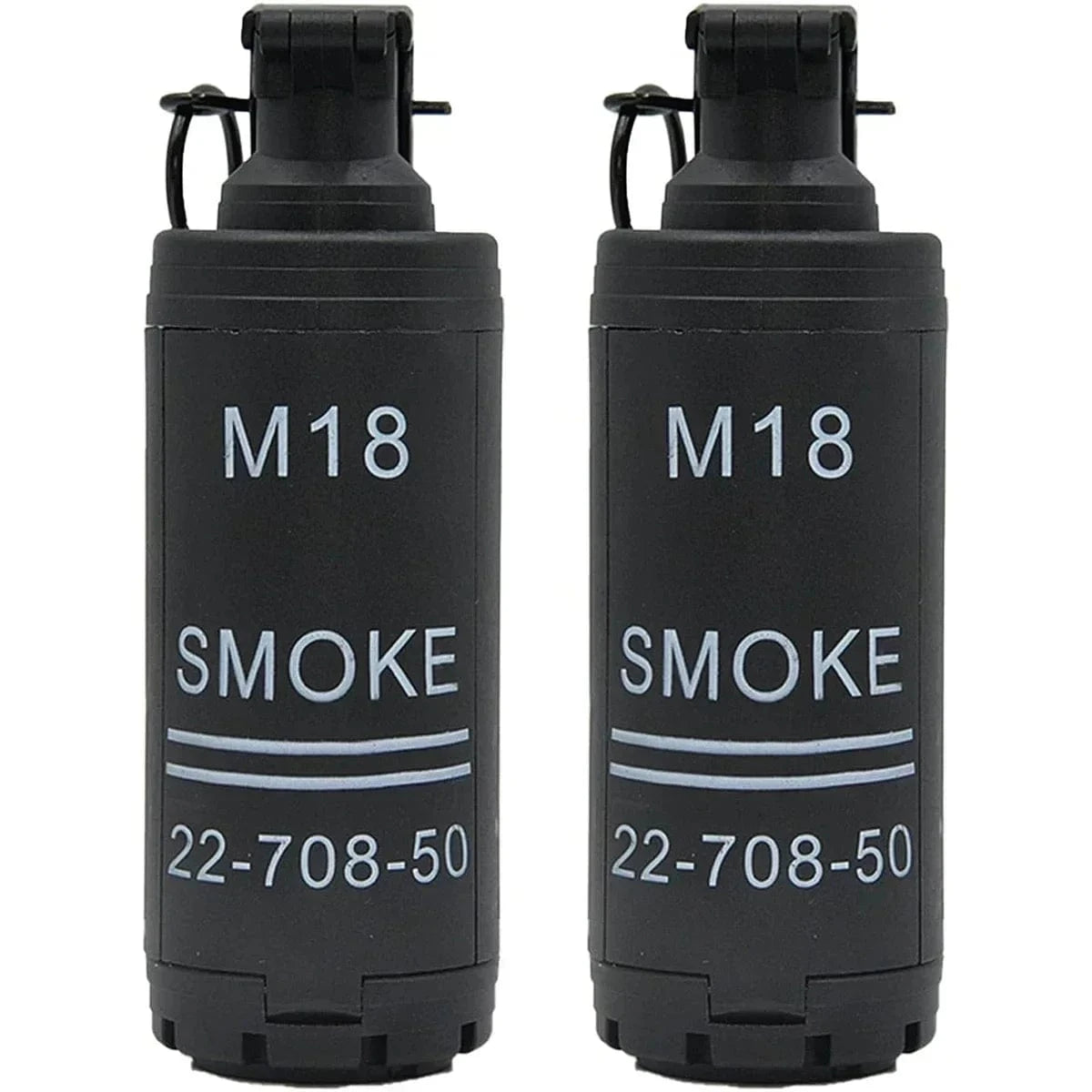 1/2Pcs M18 Toy-Hand Grenade, Tactical Smoke Grenade Model Plastic Toy-Grenade Outdoor Grenade Model. 2PCS 1