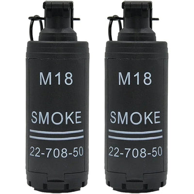 1/2Pcs M18 Toy-Hand Grenade, Tactical Smoke Grenade Model Plastic Toy-Grenade Outdoor Grenade Model. 2PCS 1