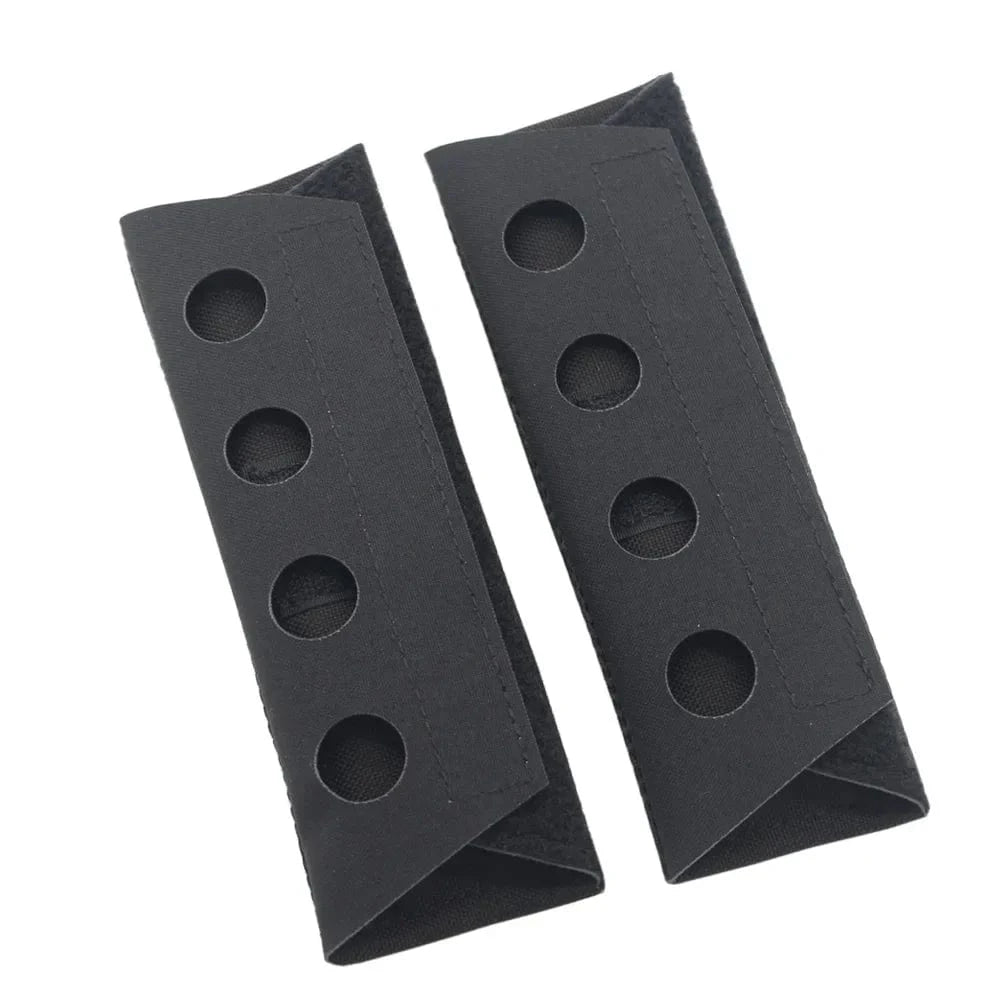 1 Pair Laser Cutting Tactical Vest Composite Shoulder Pads Airsoft FCSK FCPC LV119 Vest Plate Carrier Shoulder Pad 1 Pair BK