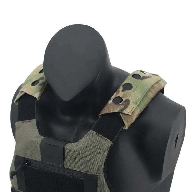 1 Pair Laser Cutting Tactical Vest Composite Shoulder Pads Airsoft FCSK FCPC LV119 Vest Plate Carrier Shoulder Pad