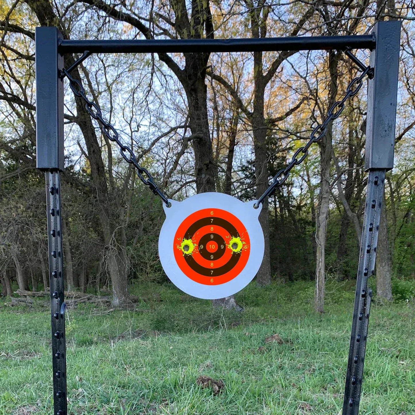 100Pcs 4inch Marking Splash Target Stickers for Shooting Practice, Shooting Target Training Supplies Stickers, Fluorescent Color Labels (Can Be Used for Real Gun Practice and Air Gun Practice) 00256