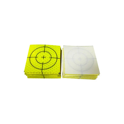 100pcs Size 60x60mm 20 30 40 50 mm Reflector Sheet For Total Station Survey Geography Fluorescent Green Sheet Reflective Sticker