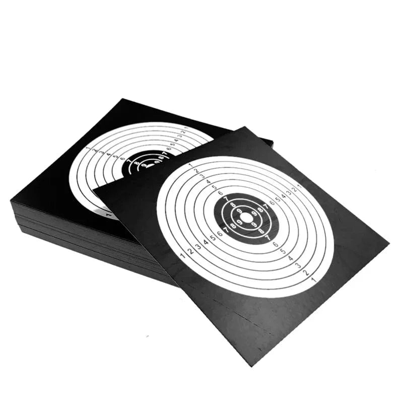 100PCS Tactical Target Papers 14x14cm Squre Target for Airsoft Gun Pistol Rifle Shooting Practice Hunting Accessories type1