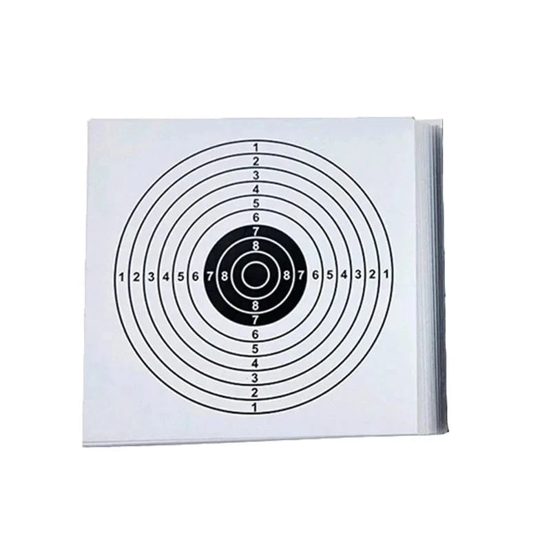 100PCS Tactical Target Papers 14x14cm Squre Target for Airsoft Gun Pistol Rifle Shooting Practice Hunting Accessories type2