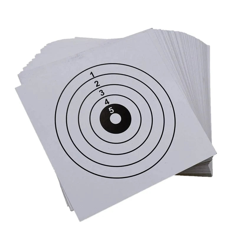 100PCS Tactical Target Papers 14x14cm Squre Target for Airsoft Gun Pistol Rifle Shooting Practice Hunting Accessories type3