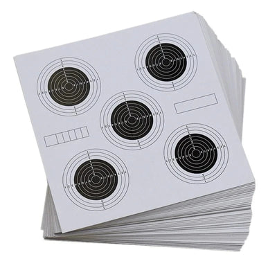 100PCS Tactical Target Papers 14x14cm Squre Target for Airsoft Gun Pistol Rifle Shooting Practice Hunting Accessories type5