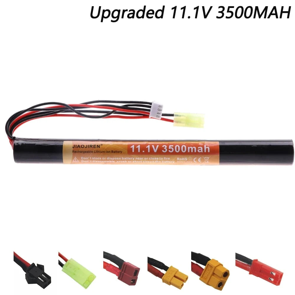 11.1V 18650 3500mAh Lipo battery SM/SMALL TAMIYA/XT60 PLUG For AKKU Mini Airsoft Gun Battery RC model toys accessories