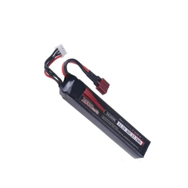 11.1V 2500mAh Lipo Battery for Water Gun Airsoft T Plug for Airsoft BB Air Pistol Electric Toys Guns Parts