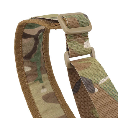 2 Point Rifle Sling Combat Modular Shoulder Rapid Adjust Rubber Pull Tab Padded Shoulder Strap Weapon Hunting  M4 AK Sling
