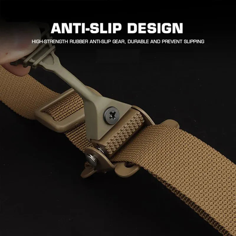 2 Point Rifle Sling Combat Modular Shoulder Rapid Adjust Rubber Pull Tab Padded Shoulder Strap Weapon Hunting  M4 AK Sling
