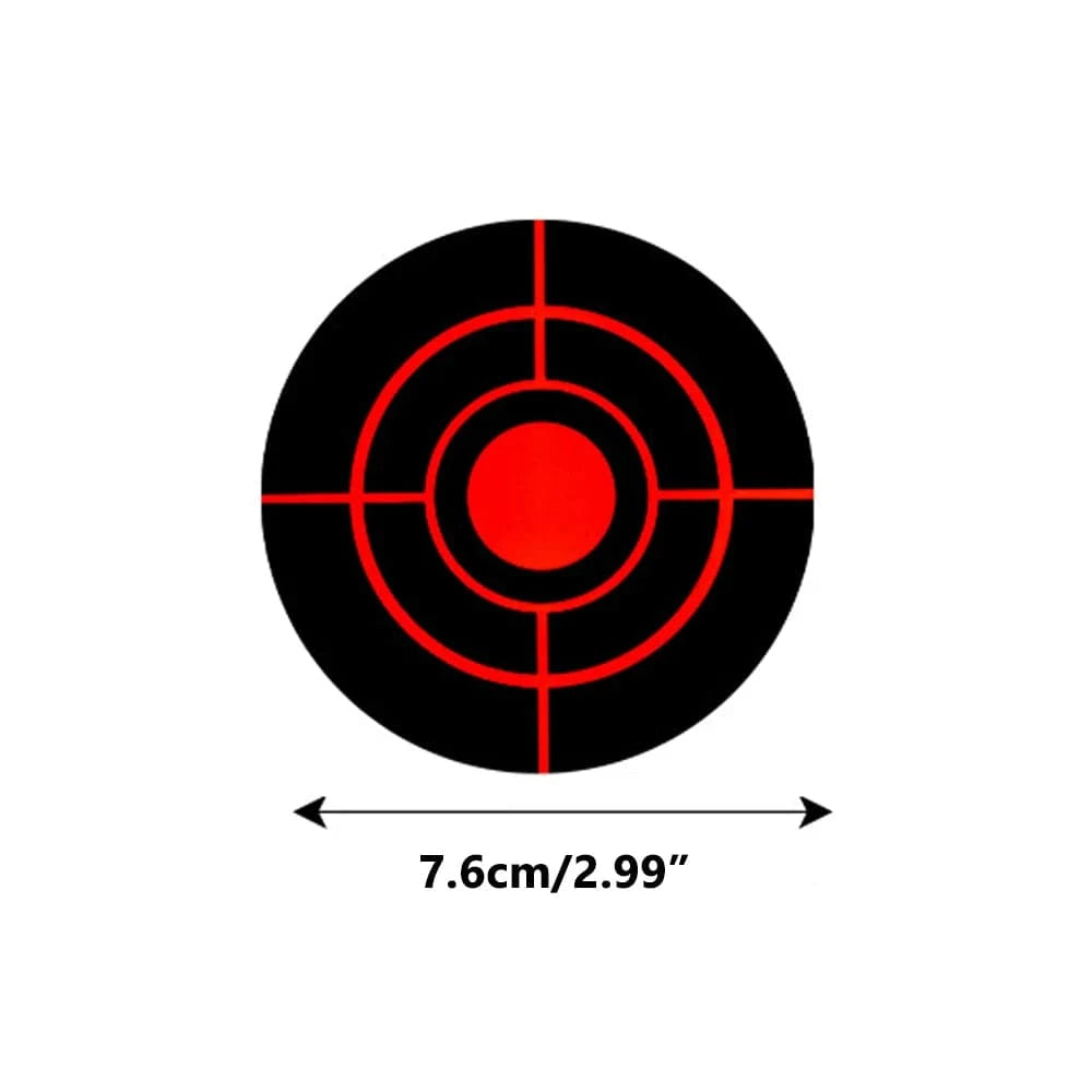 200pc Splash Reaction Target Sticker Self-Adhesive Yellow Splatter Shooting Target Label Paper for BB Gun Airsoft Rifle Shooting 200pcs A
