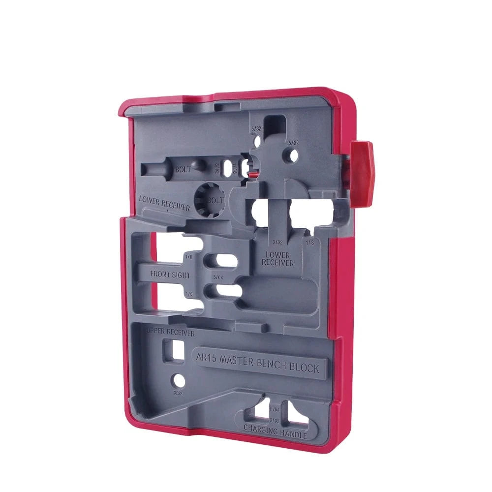 2025 AR15 Block Master Bench Block Ultra-Tough Construction AR-15 Repair Tools Bench With 4 Magnet Sturdy Non-slip Surface New