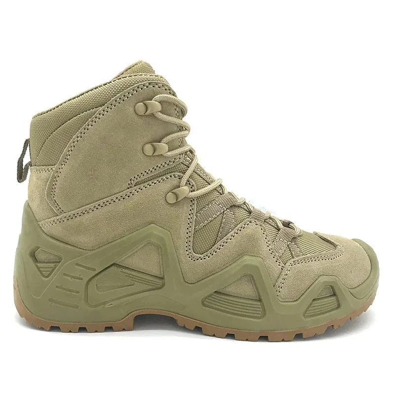 2025 Mid Cut Camouflage Mens Boots Anti-slip Warm Tactical Desert Shoes Women Trekking Mountain Outdoor Train Footwear