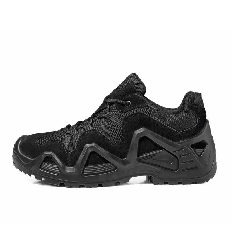 2025 Mid Cut Camouflage Mens Boots Anti-slip Warm Tactical Desert Shoes Women Trekking Mountain Outdoor Train Footwear Low Black / 45