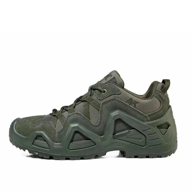 2025 Mid Cut Camouflage Mens Boots Anti-slip Warm Tactical Desert Shoes Women Trekking Mountain Outdoor Train Footwear Low Green / 39