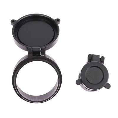 25-57mm Rifle-Scope Hunting Aiming Optic Lens Covers Telescopic Flip Up Spring Protection Cap Dust Cover Hunting Accessories
