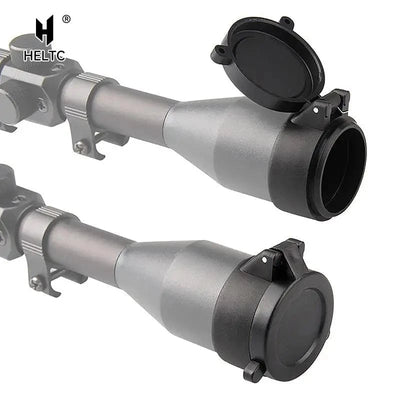 25-57mm Rifle-Scope Hunting Aiming Optic Lens Covers Telescopic Flip Up Spring Protection Cap Dust Cover Hunting Accessories