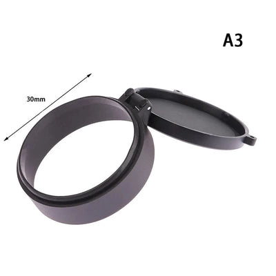 25-57mm Rifle-Scope Hunting Aiming Optic Lens Covers Telescopic Flip Up Spring Protection Cap Dust Cover Hunting Accessories 30