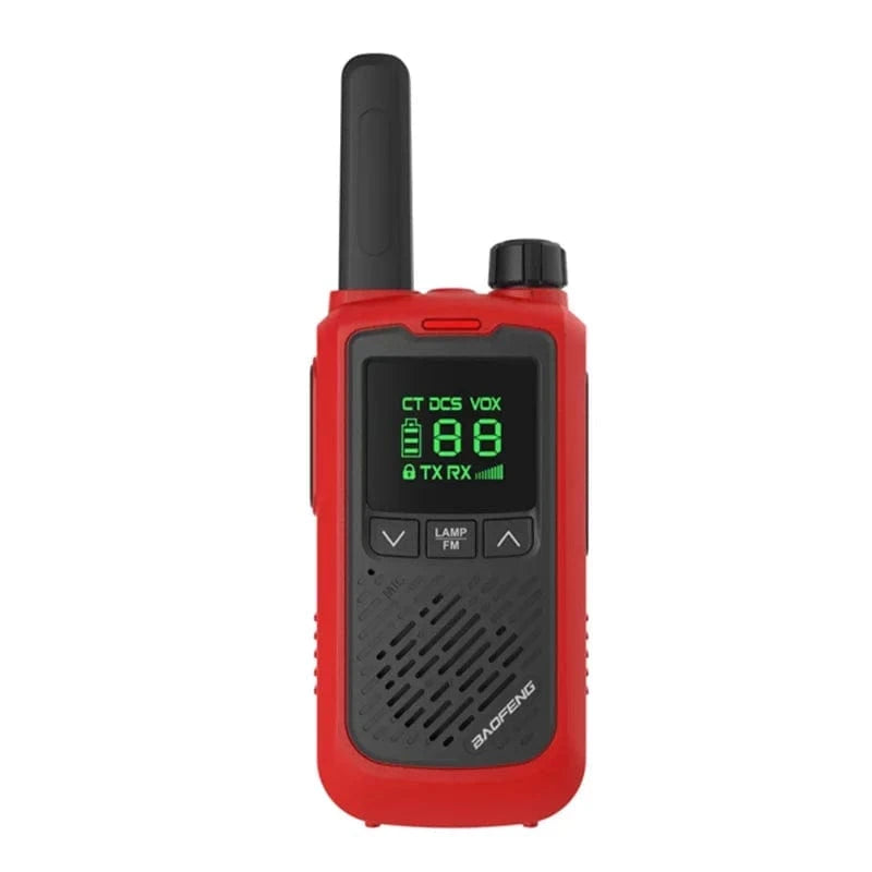 2PCS Baofeng BF-T17 FRS Mini Walkie Talkie Portable Two Way Radio Long Range 22CH VOX USB Ham Radio Flashlight 2PCS 4 / USB Plug