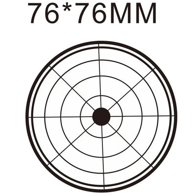 3" Black and White Shooting Target Sticker in 200 Pcs/Roll suitable for target shooting of air pellet gun & Steel or Plastic BBs