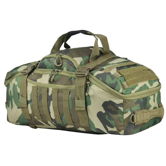 35L 50L 80L Outdoor Mountaineering Bag Molle Tactical Backpack Large Duffel Bag Hiking Camping Travel Bags 60L Woodland / spain