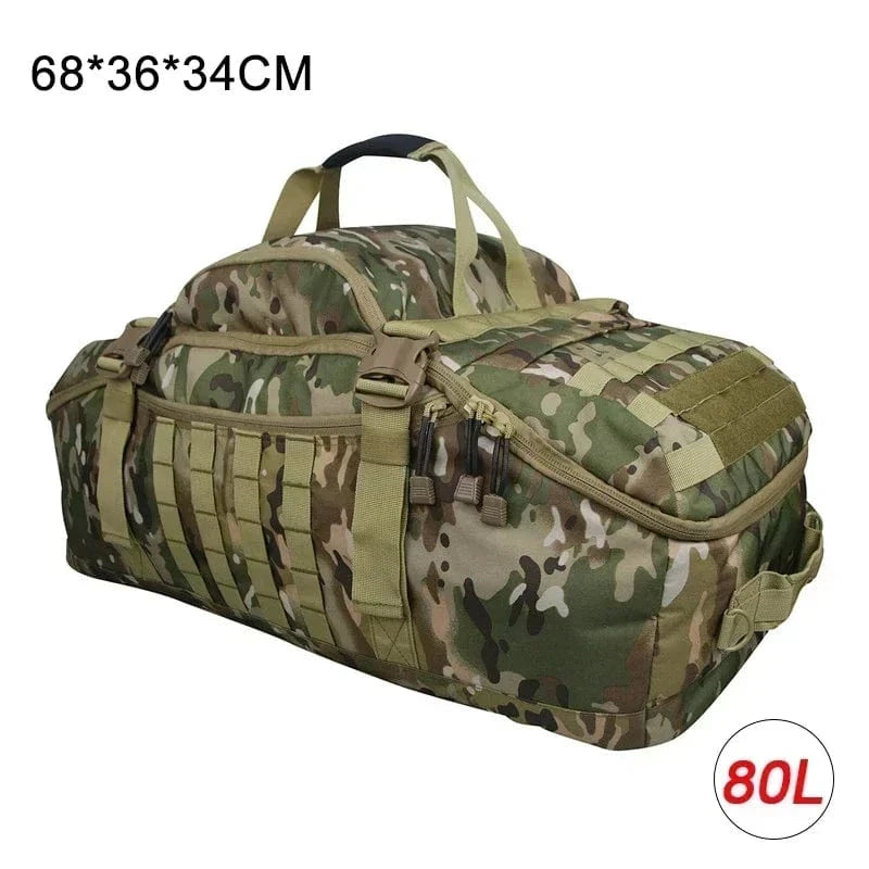 35L 50L 80L Outdoor Mountaineering Bag Molle Tactical Backpack Large Duffel Bag Hiking Camping Travel Bags 80L CP / spain