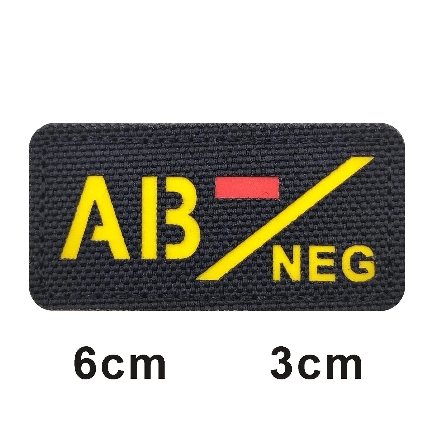 3D Reflective Blood Type A+B+O+AB+,A-B-O-AB-POS NEG Positive and Negative militares Backpack Hook and Loop Tactical Badge Parche 713