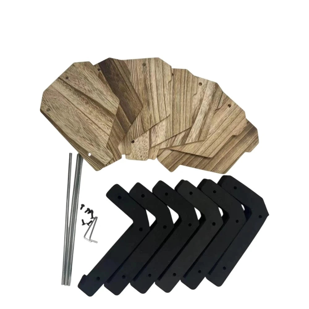 4/6 Slot Wooden Pistol Holder Handgun Display Stand Safe Wood Handgun Storage Case Desktop Support Wooden Gun Rack Organizer