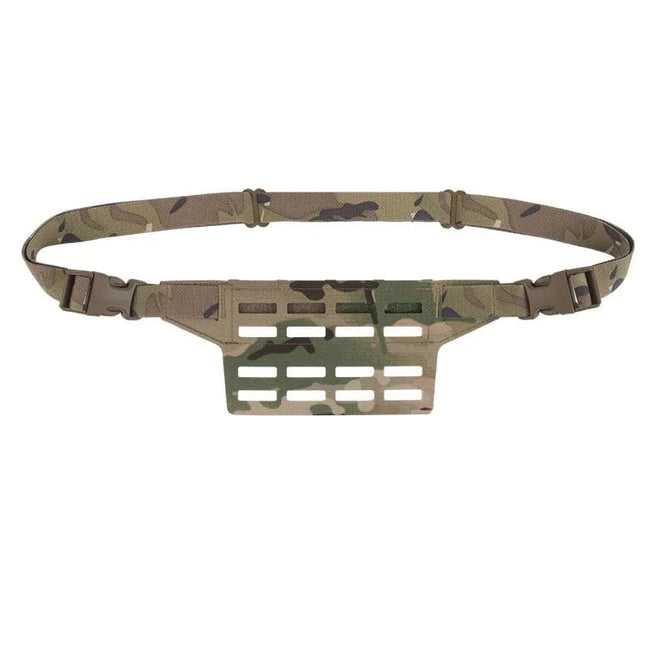 4-grid Waist Bag Adapter Board Equipped With 4 Columns Of MOLLE Mounting Suitable For DIY Outdoor Equipment Camping Accessories